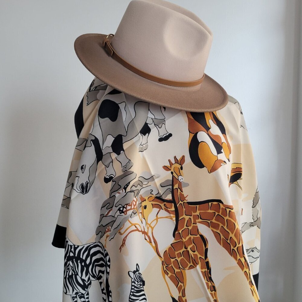 Unbranded Women’s Colorful Jungle Animal Print Scarf - Picture 7 of 12